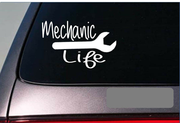Mechanic Life jdm racing engine turbo filter sticker decal *E231* wrench tools