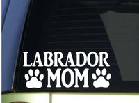 Lab Mom sticker *H331* 8.5 inch wide vinyl dog labrador retriever duck blind