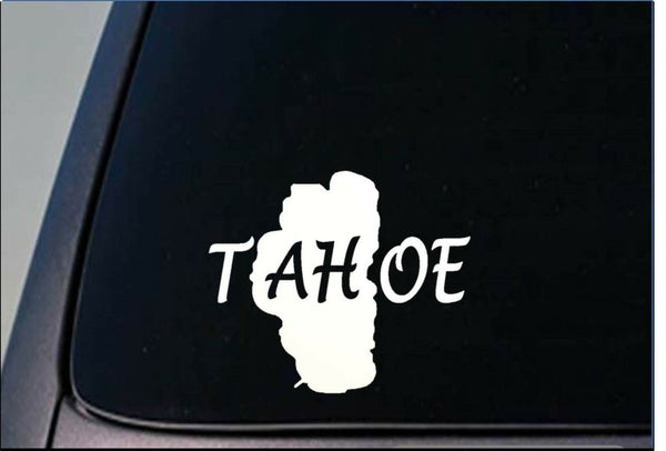 Lake Tahoe  Sticker *G835* 8" vinyl Ice skating lake tahoe fish boat snowboard