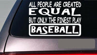 Baseball all people equal 6" sticker *E613* bat glove baseball helmet batting