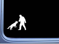 Schutzhund German Shepherd M343 6 inch Sticker Decal dog Schutzhund bitesleeve