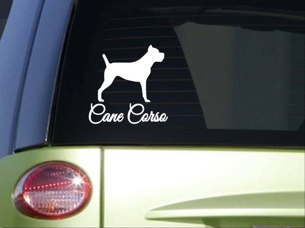 Cane Corso Fancy Monogram *I966* 6 inch dog Sticker decal