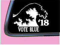 Blue Wave 2018 Vote Blue TP 222 Sticker 6" Decal democrat liberal rights