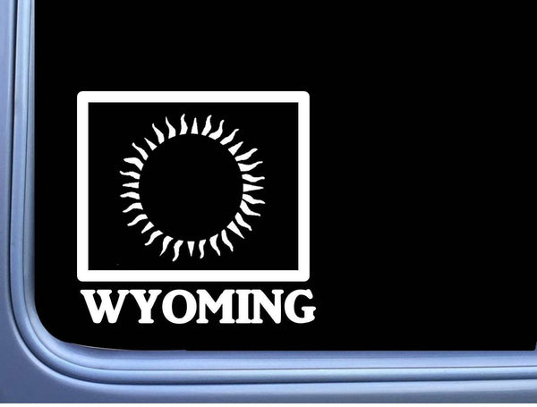 Wyoming Eclipse Path of Totality L443 6" decal sticker solar