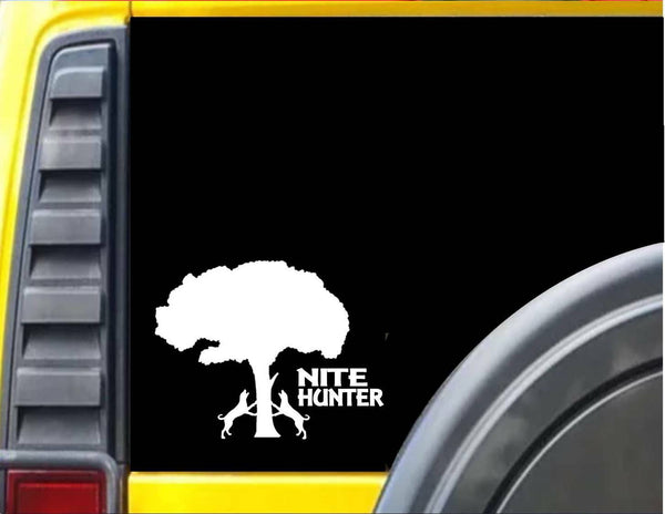 Nite Hunter K341 8 inch decal coonhunting dogbox sticker