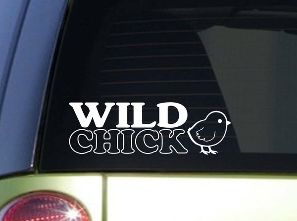 Wild Chick *J727* 8 inch Sticker decal hippie bohemian fairy sticker