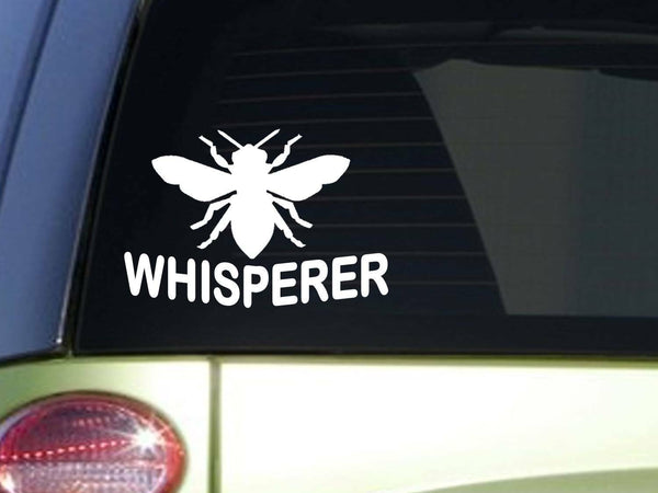 Bee Whisperer *J279* 6 inch beekeeping Sticker decal