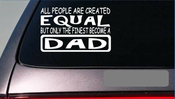 Dad equal Sticker *G635* 8" Vinyl baby bottle diaper pacifier toys bed  father