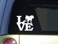 Bulldog Love 6" STICKER *F130* decal bulldogs english bulldog bulldogge olde