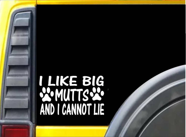 I like big mutts k498 6 inch dog rescue decal sticker