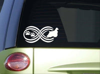 Tribal Cocker Spaniel Infinity Sitcker *I791* 8.5 inch wide decal