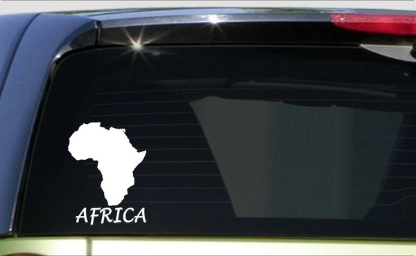 Africa Country sticker *H362* 8 inch vinyl lion safari desert wildlife country