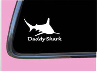 Daddy Shark Sticker TP 398 vinyl 8" Decal song mama mom mommy