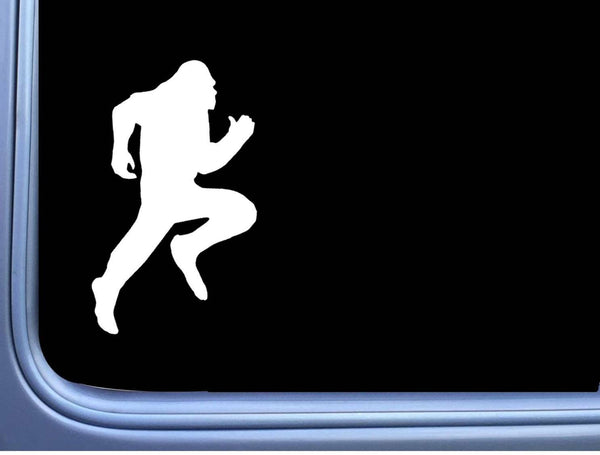 Bigfoot Running M306 6 inch Sticker sasquatch yeti Decal marathon