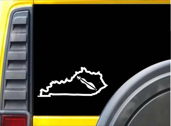 Dulcimer Kentucky K452 8 inch Sticker state instrument decal