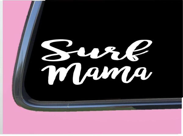 Surf Mama TP 300 Sticker 8" Decal sand girl tanning oil lotion bikini