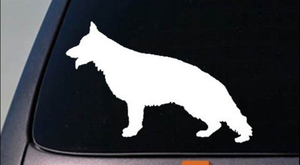 German Shepherd Decal sticker vinyl k9 dog window laptop police Malinois