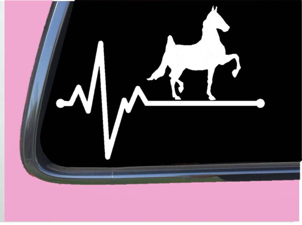 American Saddlebred Horse Lifeline TP 258 vinyl 8" Decal Sticker saddlehorse bit