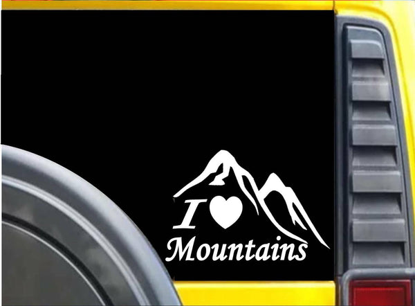 I love Mts. K655 6 inch Sticker Mountain decal