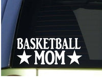 Basketball Mom sticker *H361* 8.5 inch wide vinyl march madness little league