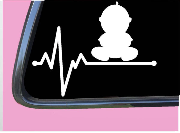 Baby Lifeline TP 243 vinyl 8" Decal Sticker toys pregnant shower gift pacifier