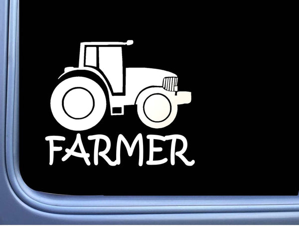 Farmer Tractor L827 6 inch Sticker diesel farm plow decal