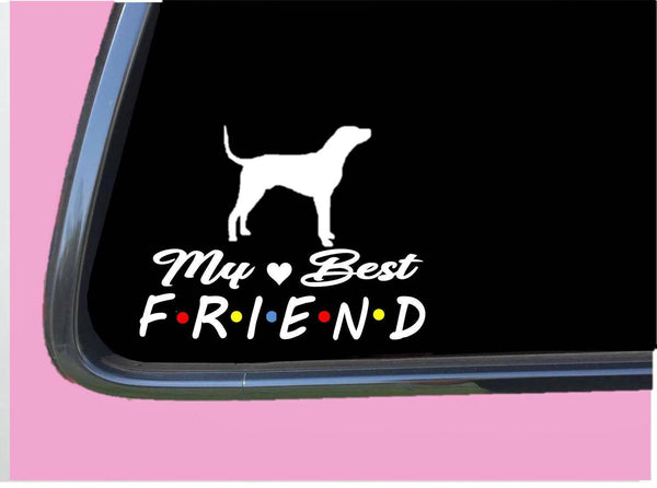 Coonhound Sticker TP 828 Best Friend 6" Decal dog