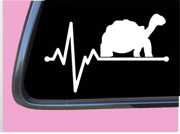 Tortoise Lifeline TP 233 vinyl 8" Decal Sticker turtle terrarium rock food