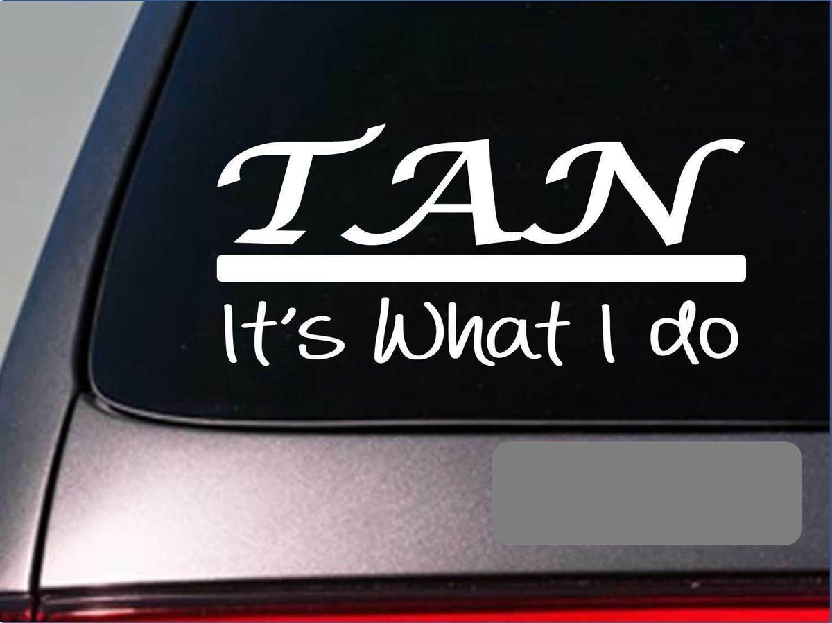 Tan Vinyl Decal