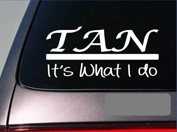 Tan sticker decal *E327* wax swim dive tanning bed tropical beach board