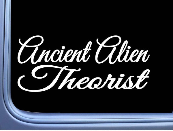 Ancient Alien Theorist M411 8 inch Sticker empath mystical Decal magic psychic