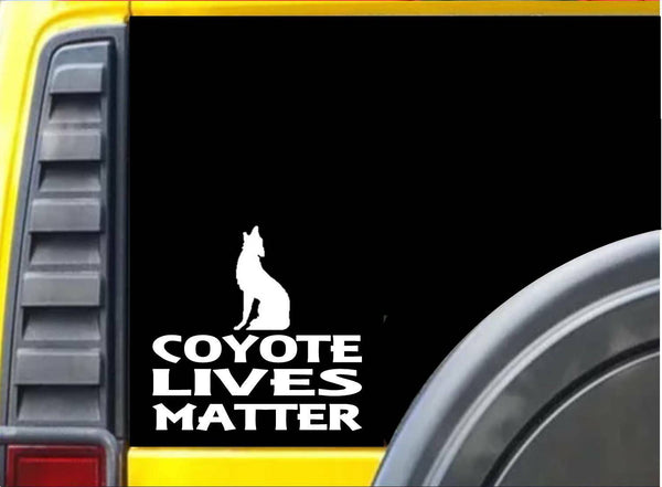 Coyote Lives Matter Sticker k180 6 inch predator caller decal