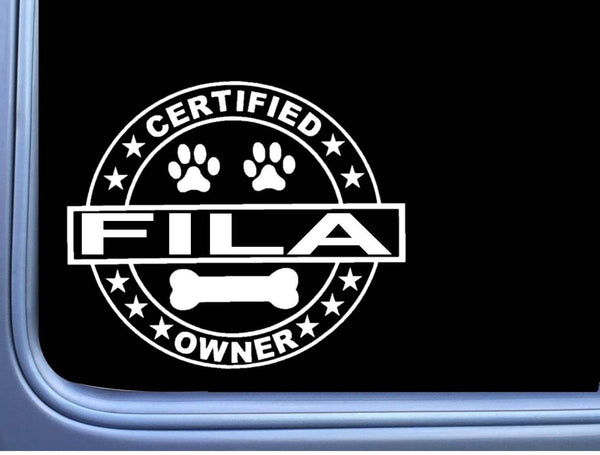 Certified Fila Brasileiro L355 Dog Sticker 6" decal