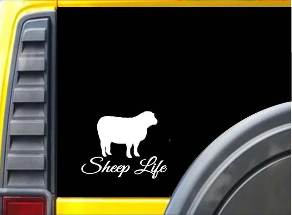 Sheep Life Sticker k702 6 inch decal