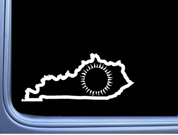 Kentucky Eclipse Path of Totality L417 8" decal sticker solar