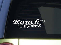 Ranch Girl *I942* 8 inch wide Sticker farming decal