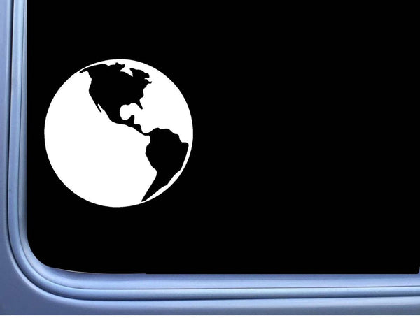 Earth L982 6" Sticker earth decal day flat earth conservation