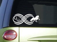 Tribal Walking Horse Infinity sticker *I807* 8.5 inch wide decal