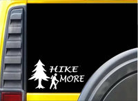 Hike More K485 8 inch Sticker hiking Hiker decal