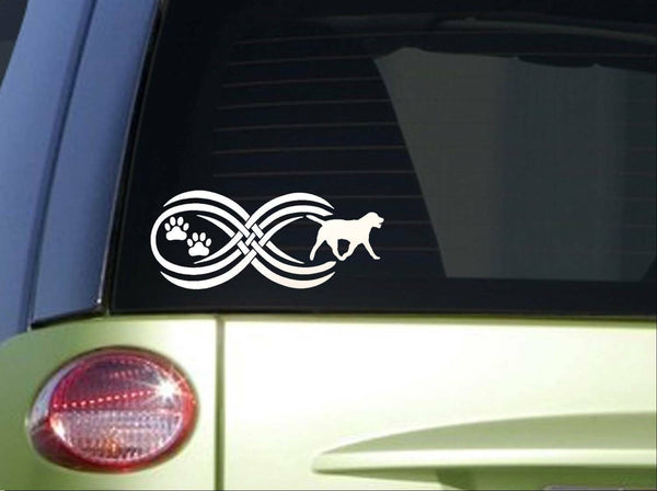 Tribal Labrador Infinity Sitcker *I781* 8.5 inch wide decal