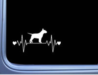 Bull Terrier Lifeline M330 8 inch Sticker Decal dog