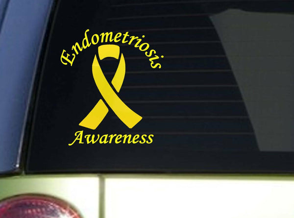 Endometriosis Awareness *J099* 6 x 8 inch Sticker Endometriosis Decal