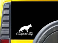 Shepherd Life K707 6 Inch sticker German Schutzhund training decal