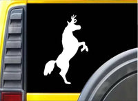 Unicorn Circle Game M285 horse 8 inch tall Sticker made you look