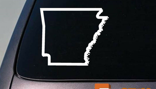Arkansas State Vinyl Decal – 6 Inch