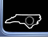 North Carolina Eclipse Path of Totality L422 8" decal sticker solar