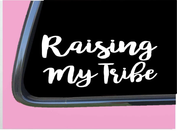 Raising My Tribe TP 273 Sticker 8" Decal mom baby on board life bear