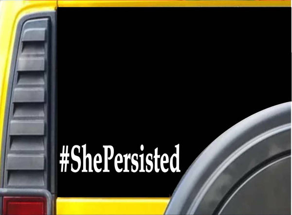 #She Persisted L116 8" vinyl sticker Liz Warren decal