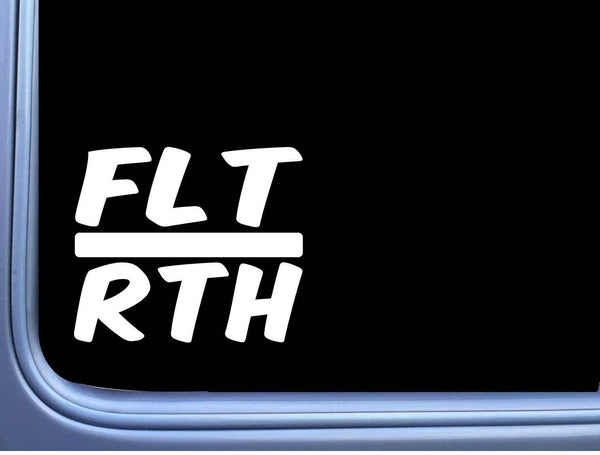 FLT RTH L987 6" Sticker flat earth decal day earth conservation