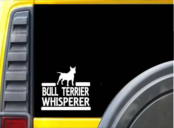 Bull Terrier Whisperer Sticker J940 6 inch dog decal